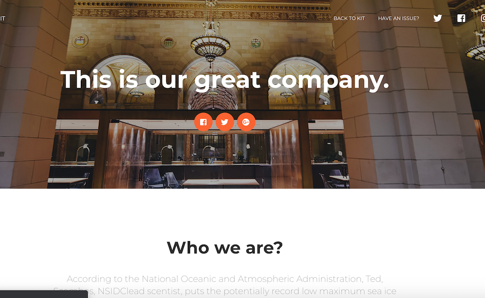 Bootstrap Landing Page
