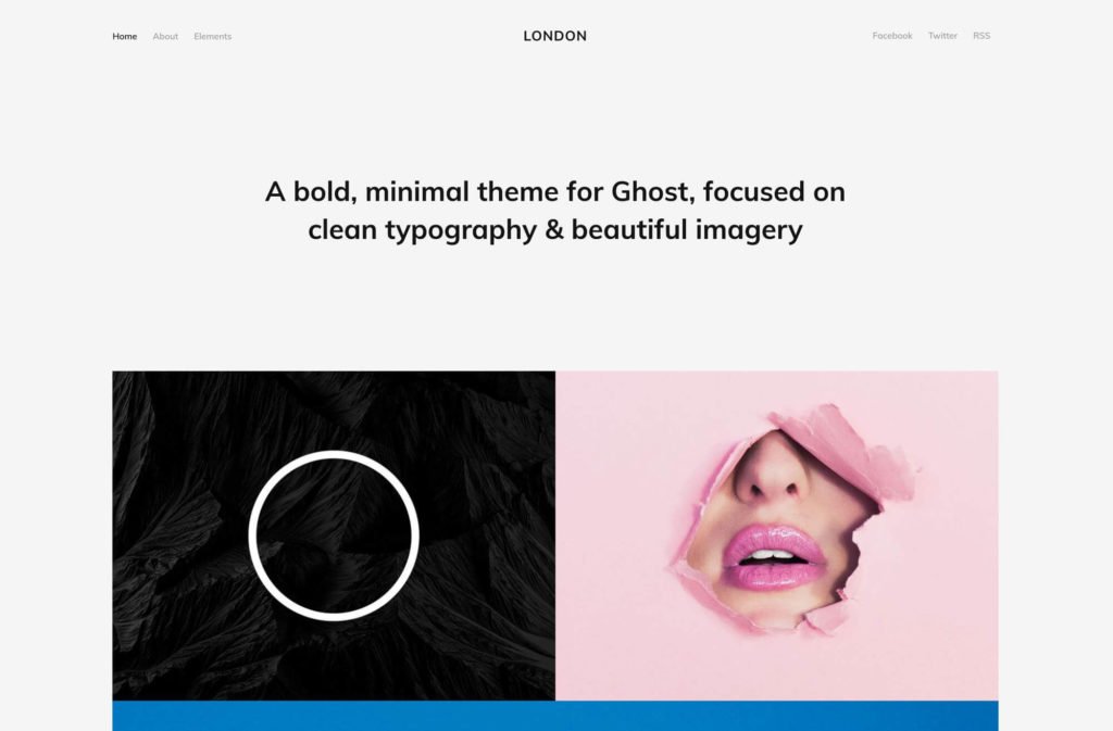 london free ghost theme