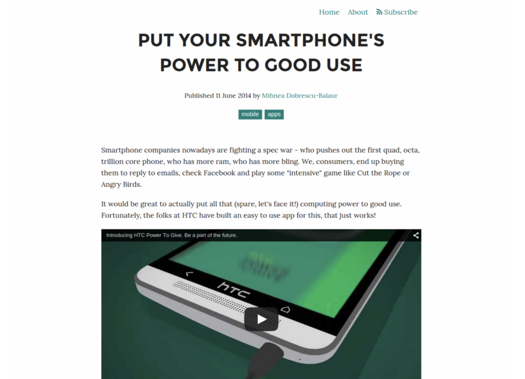 nonsense free ghost theme